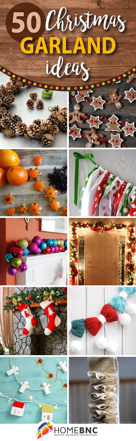 50 Best DIY Christmas Garland Decorating Ideas for 2021