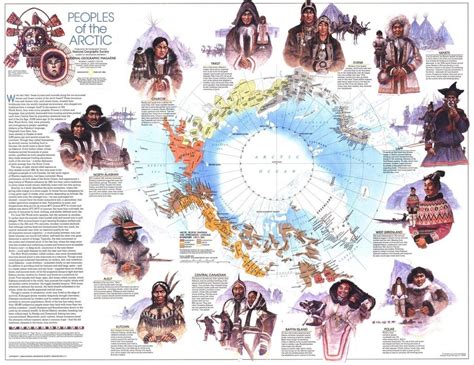 Peoples of the Arctic - Vivid Maps | Map art print, National geographic ...