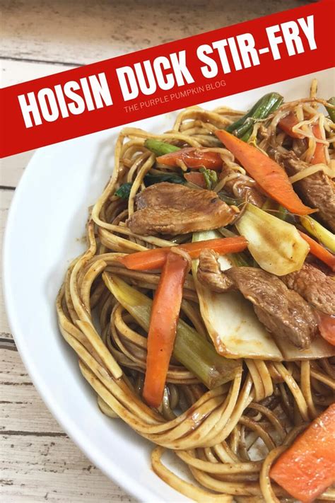 Hoisin Duck Stir-Fry with Vegetables & Noodles - Slimming World Friendly