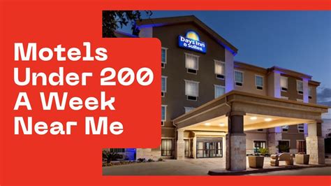 How To Find Motels Under 200 A Week and Monthly? Best Price