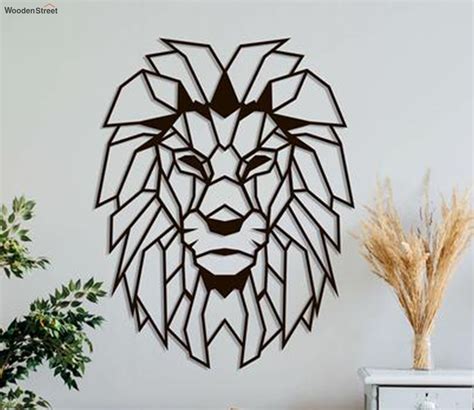 Buy Wild Lion Metal Wall Art at 31% OFF Online | Wooden Street