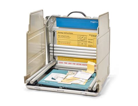 Bonhams : THE HANGING CHAD: FLORIDA, 2000. Florida voting machine, in ...