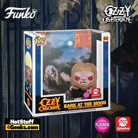 2023 Ozzy Osbourne (Flocked) Bark at The Moon Funko Pop! Album