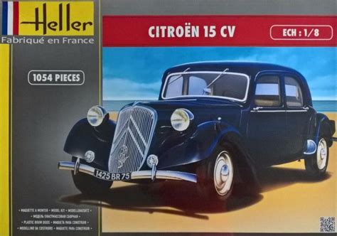 Heller Model Cars 1/8 Citroen 15CV 4-Door Sedan Car Kit – Hobby Wheels