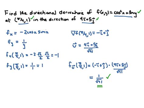 Directional Derivative