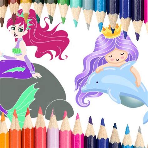 Mermaid Coloring Book-Play The Best Games Online For Free at Gamev6.com