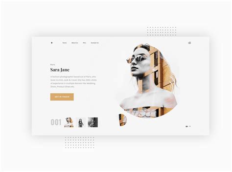 Photographer Portfolio by Made by Sachin on Dribbble