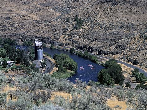 Deschutes River Rafters Maupin Grain Elevator Photo