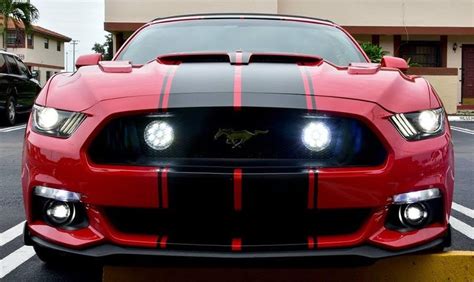 Muscle Cars Mustang, Ford Mustang Shelby Gt500, Led Driving Lights, Led ...