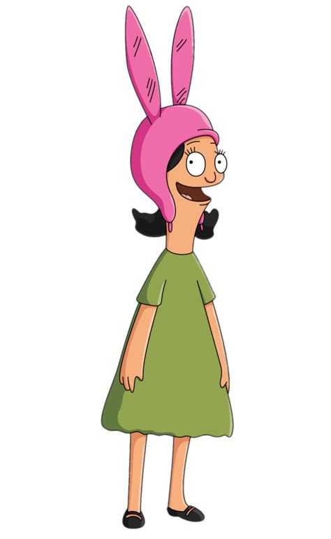 Check out this transparent Louise Belcher smiling PNG image | Bobs ...