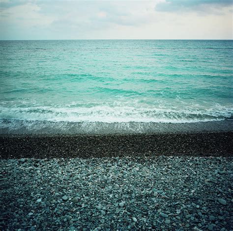 Pebble Beach And Ocean Photograph by Silvia Otte - Pixels