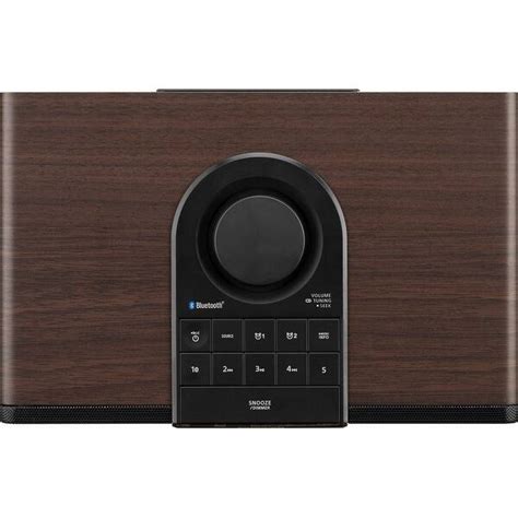 Sangean AM/FM-RDS(RBDS)/Bluetooth/AUX Digital Tuning Wooden Clock Radio ...