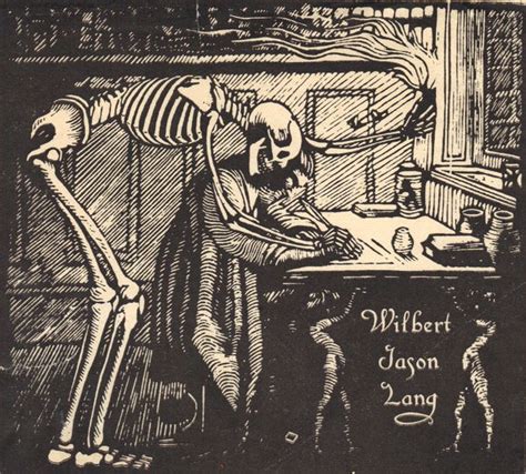 Morbid bookplates | Ex libris, Book plates, Skull art