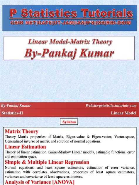 Matrix Theory | PDF