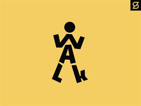 walk logo concept by me (twitter-sebmsebm) : r/logodesign