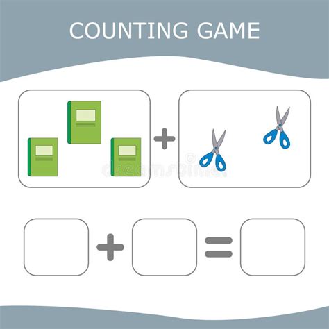 Counting Game stock illustration. Illustration of enumerate - 258513936