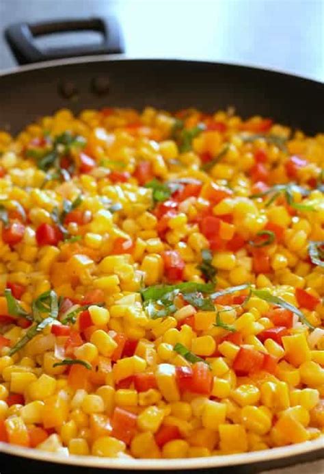 Fresh Corn Succotash | An Easy Vegetable Side Dish