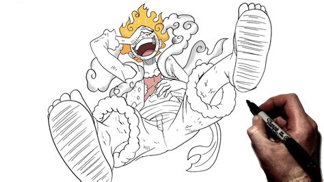 Cách vẽ Vẽ Luffy Gear 3 dễ thương