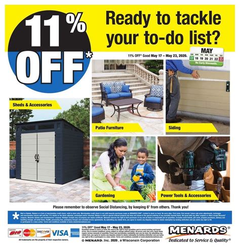 Menards Weekly Ad May 17– May 23, 2020