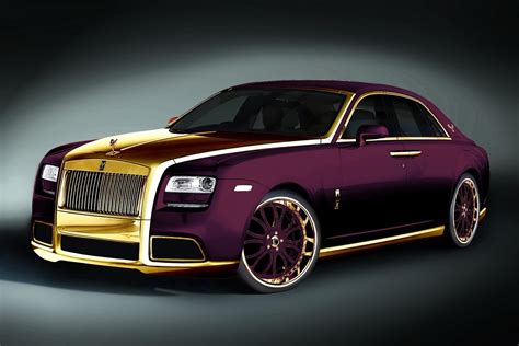 One-Off 24k Gold Rolls Royce Ghost Purple by Fenice Milano Poses a $3 ...