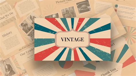 Google Slides Free Vintage Presentation Theme - SlideKit