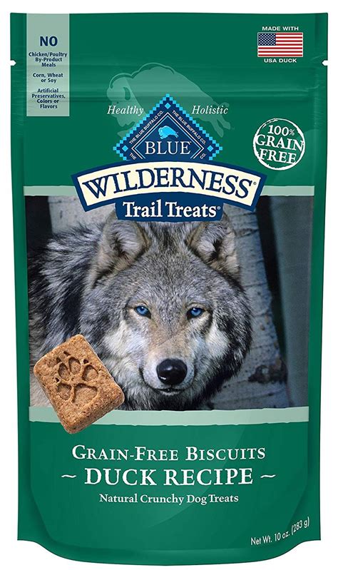 BLUE Wilderness Grain Free Biscuits Crunchy Dog Treats | Salmon dog ...