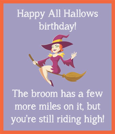 Funny Halloween Birthday Cards