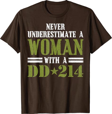 Women With DD-214 Female Veterans Day Gift Shirt T-Shirt