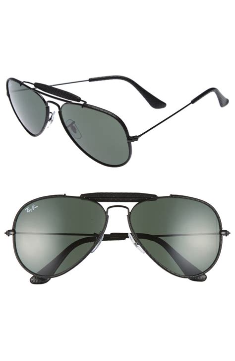 Ray-Ban Outdoorsman 58mm Aviator Sunglasses | Nordstrom