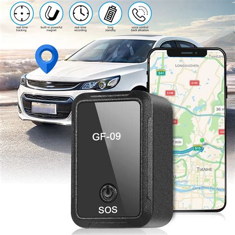 Magnetic Mini Car GPS Tracker Real Time Tracking Locator Device Voice ...