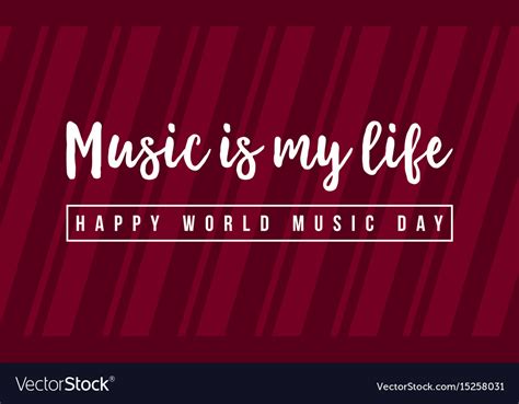 Background style music day celebration Royalty Free Vector