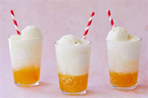 Homemade Orange Soda Ice Cream Floats | Bigger Bolder Baking