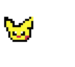 Pichu pixel art | Minecraft Skin