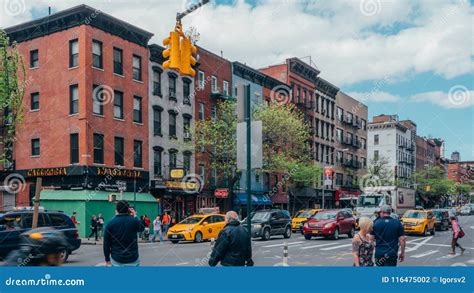 Crowded Street in West Village Editorial Photography - Image of urban ...