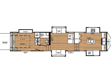 New 2018 Forest River RV RiverStone 39FKTH Toy Hauler Fifth Wheel at ...