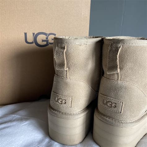 mustard seed uggs -mini platforms -only selling... - Depop