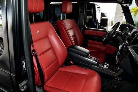 最高のコレクション mercedes benz g wagon matte black red interior 195144 ...