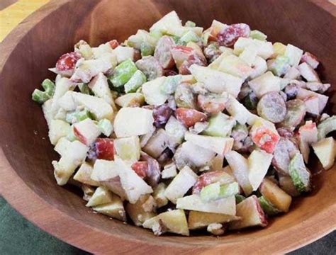 Vegan Waldorf Salad with Apples & Raisins - Pamela Connor