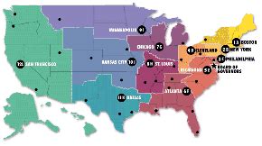 Describe the Makeup of the Federal Reserve Districts