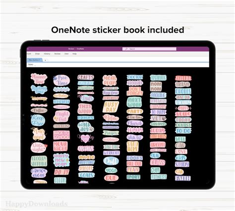 Words Digital Stickers Pack 100 Reminder Stickers - Etsy