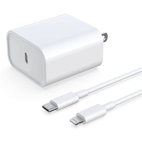 IPhone Fast Charger, 20W[Apple MFi Certified] USB Type C Fast Charging ...