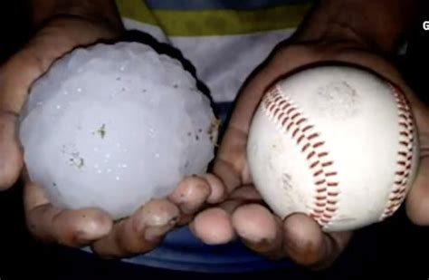 The Weather Network - PHOTOS: Storms drop softball-sized hail in Texas ...