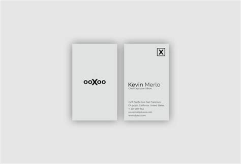 Minimalist Business Card Mockup Set - Mockup World