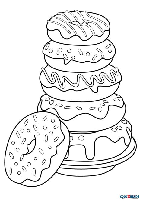 46 Donut Coloring Page Printable Coloring Page | Porn Sex Picture