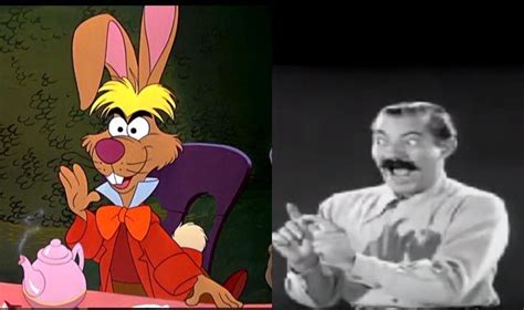 Jerry Colonna, voice of the March Hare in Alice in Wonderland | Disney ...