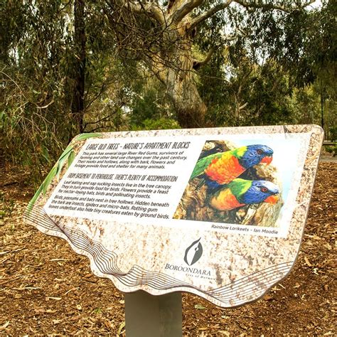 Interpretive signage for some of Boroondara's envinronmental nature ...