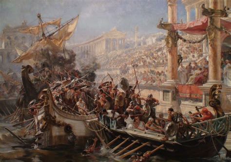 Epic Naval Battles of the Colosseum in Ancient Rome