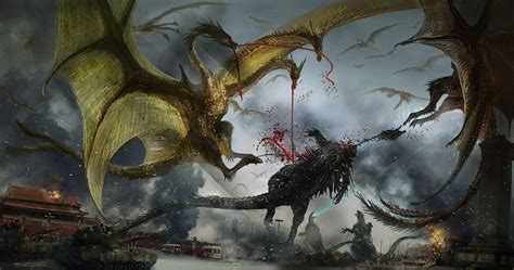 King Ghidorah Vs Godzilla