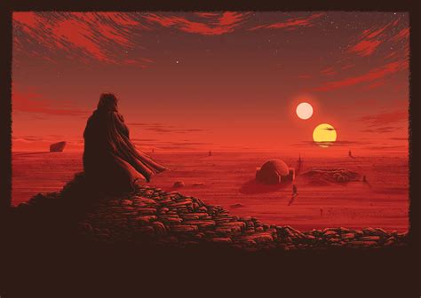 Download Obi-Wan In Stonehill Tatooine Background | Wallpapers.com