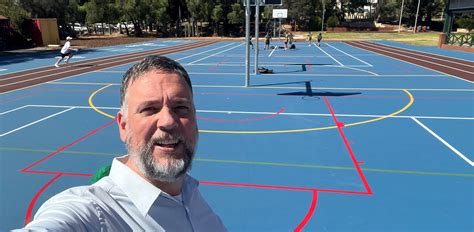 New courts at Kensington Primary School